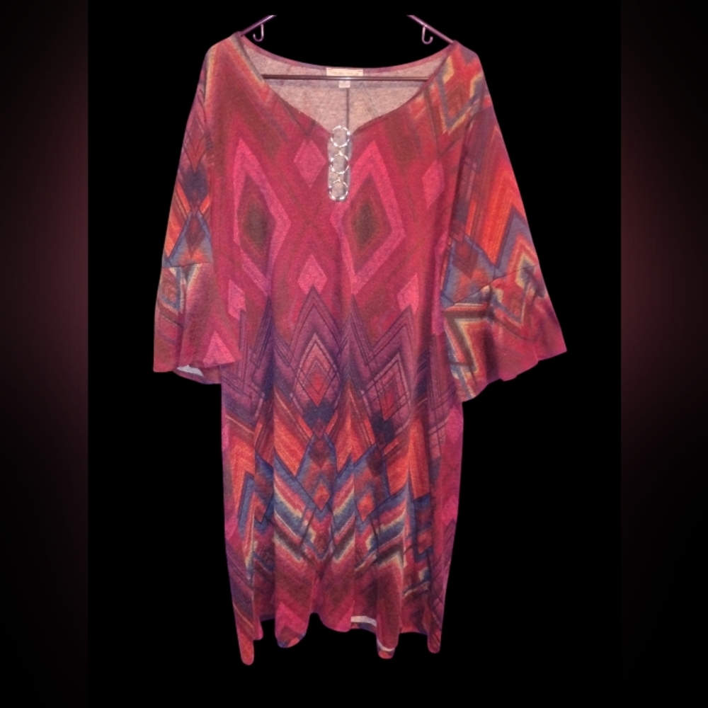 Geometric Multicolor Dress